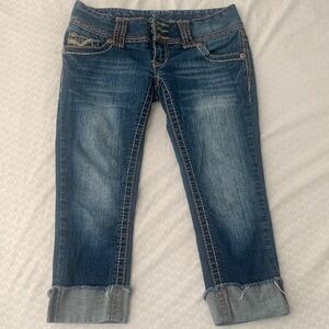 Classic Vintage Blue Denim Jeans Low Rise